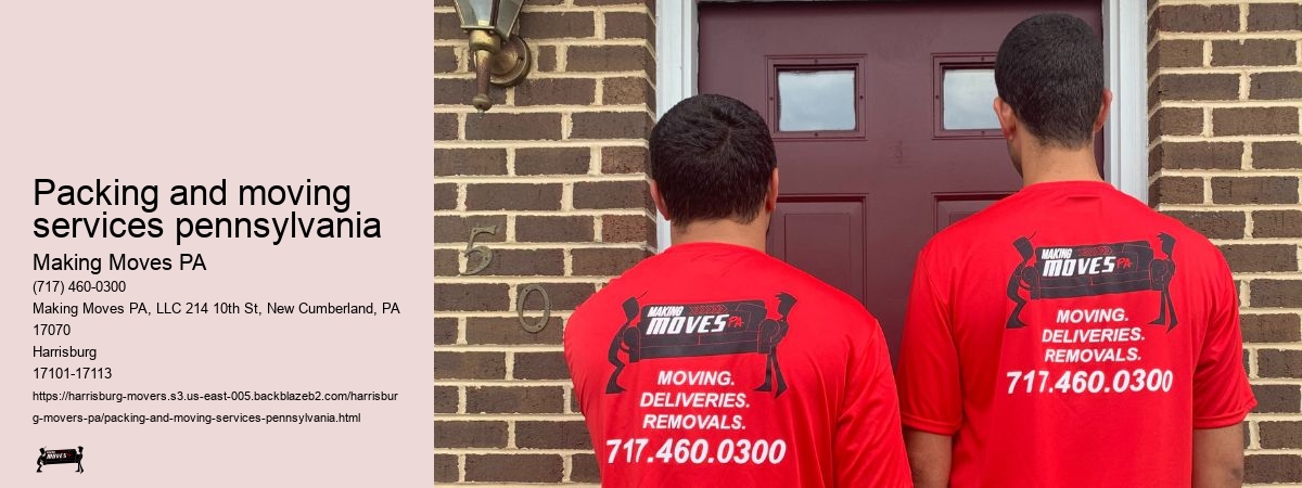 packing and moving services pennsylvania