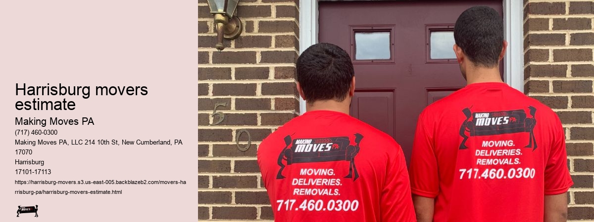 harrisburg movers estimate